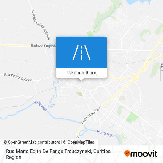 Rua Maria Edith De Fança Trauczynski map