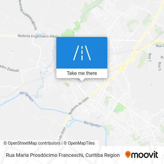 Rua Maria Prosdócimo Franceschi map