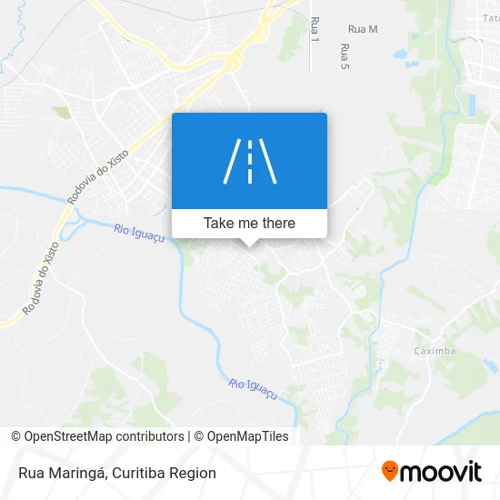 Rua Maringá map