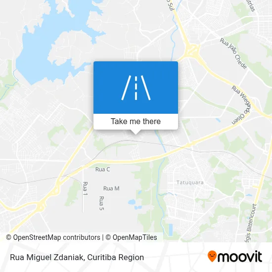 Rua Miguel Zdaniak map