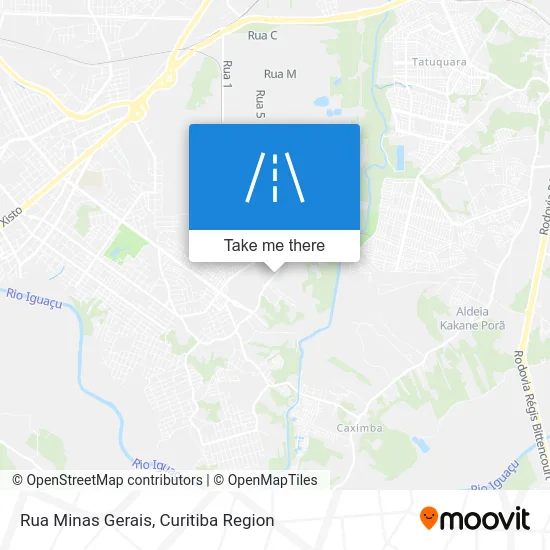 Rua Minas Gerais map