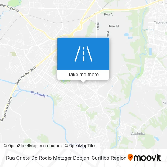 Rua Orlete Do Rocio Metzger Dobjan map