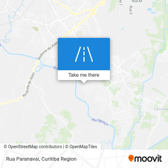 Rua Paranavaí map