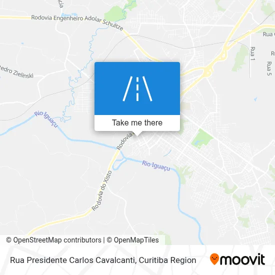 Rua Presidente Carlos Cavalcanti map