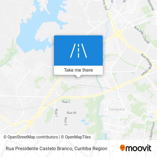 Rua Presidente Castelo Branco map