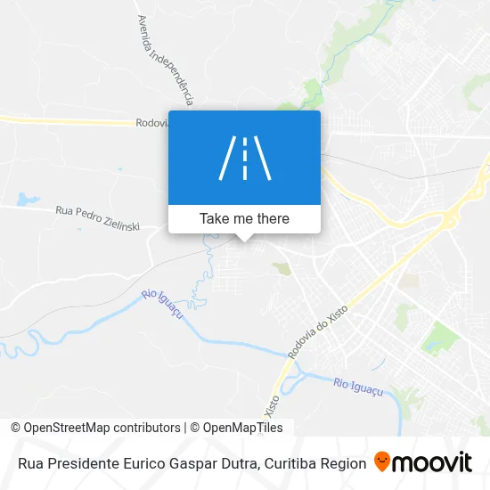 Rua Presidente Eurico Gaspar Dutra map