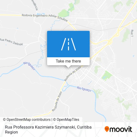 Rua Professora Kazimiera Szymanski map
