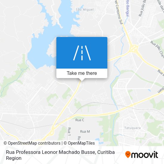Rua Professora Leonor Machado Busse map