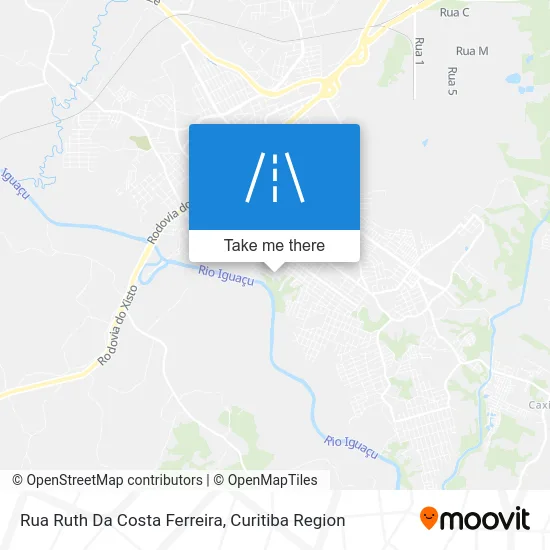 Rua Ruth Da Costa Ferreira map