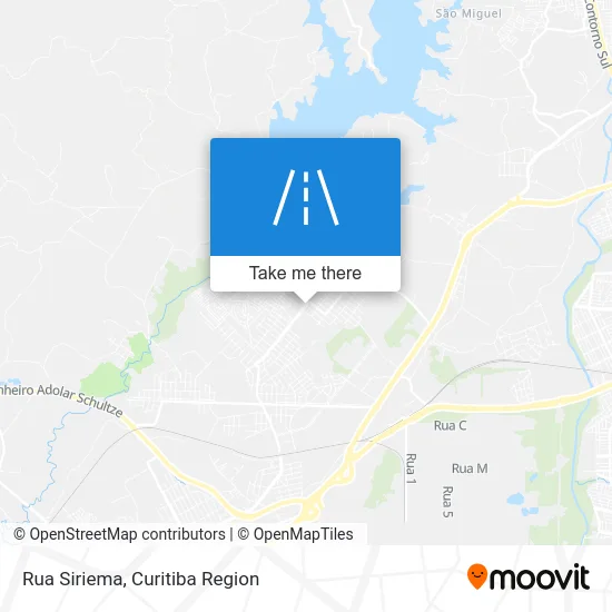 Rua Siriema map