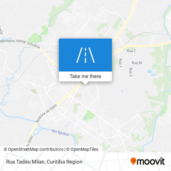 Mapa Rua Tadeu Milan