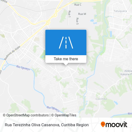 Rua Terezinha Oliva Casanova map