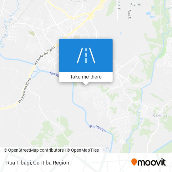 Mapa Rua Tibagi