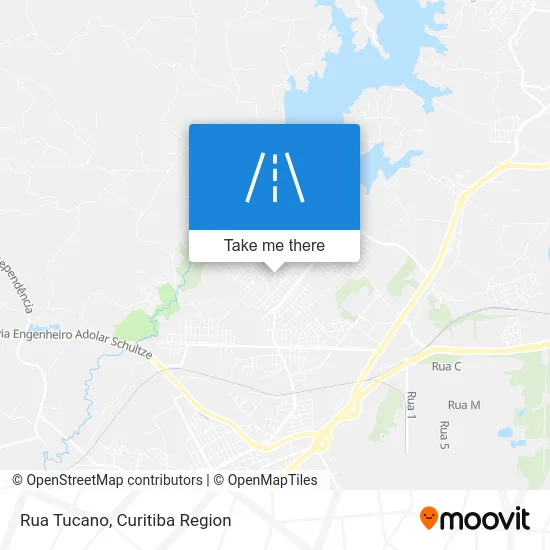 Rua Tucano map