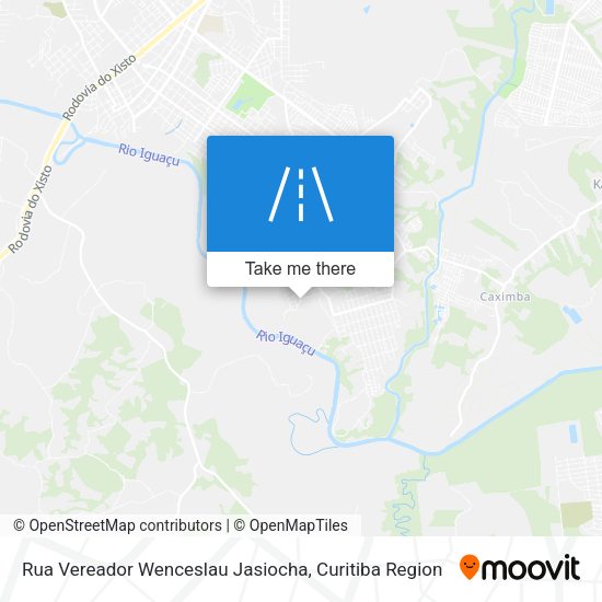 Rua Vereador Wenceslau Jasiocha map