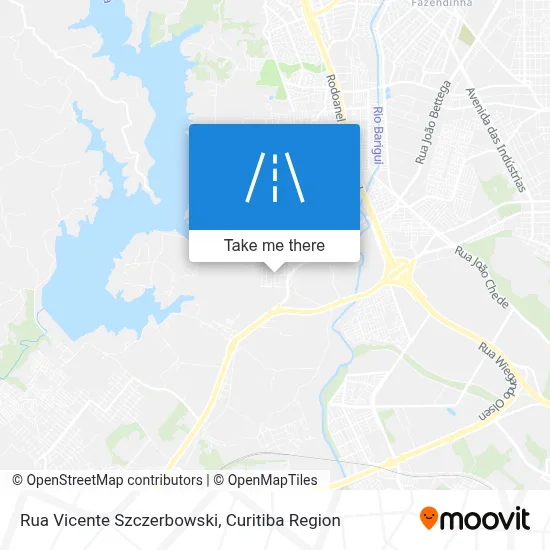 Rua Vicente Szczerbowski map