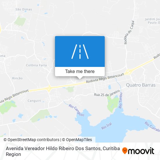 Avenida Vereador Hildo Ribeiro Dos Santos map