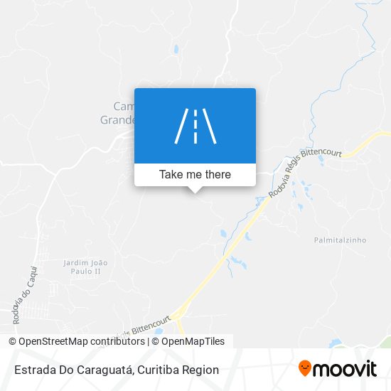 Estrada Do Caraguatá map