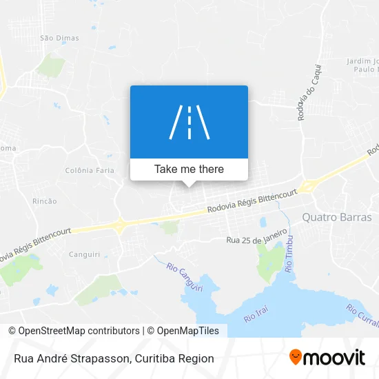 Rua André Strapasson map