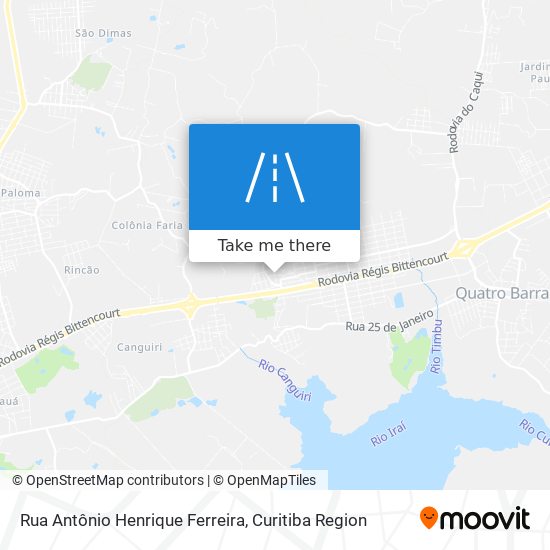 Rua Antônio Henrique Ferreira map