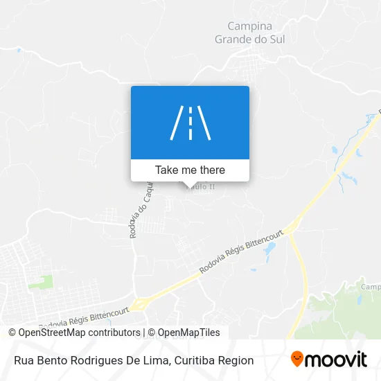 Rua Bento Rodrigues De Lima map