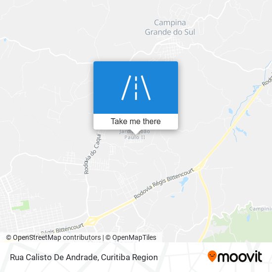 Rua Calisto De Andrade map