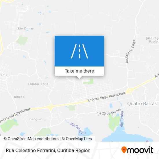 Rua Celestino Ferrarini map