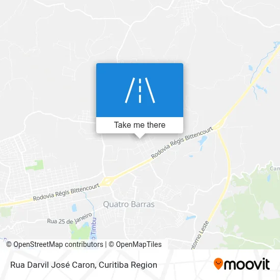 Rua Darvil José Caron map