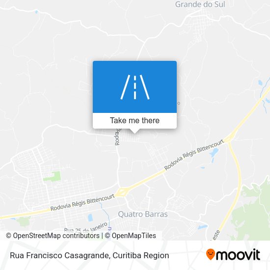 Rua Francisco Casagrande map