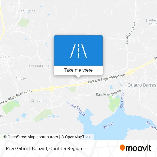 Rua Gabriel Bouard map