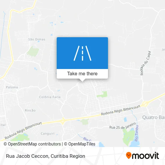 Rua Jacob Ceccon map