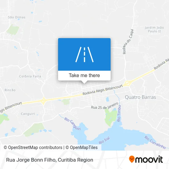 Rua Jorge Bonn Filho map