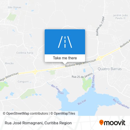 Rua José Romagnani map