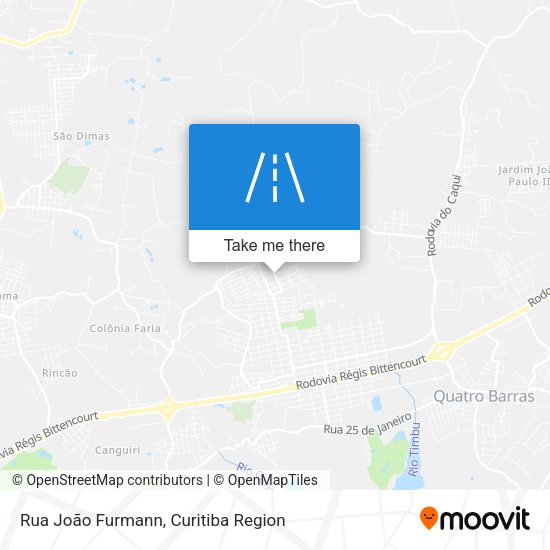 Rua João Furmann map