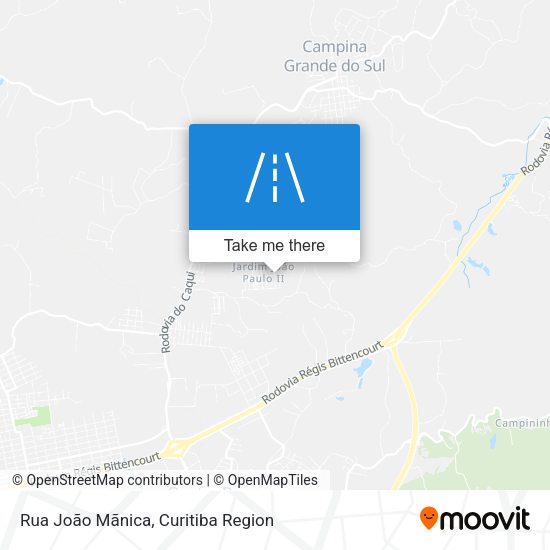 Rua João Mãnica map