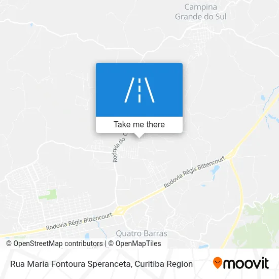 Rua Maria Fontoura Speranceta map
