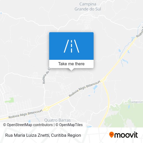 Rua Maria Luiza Znetti map