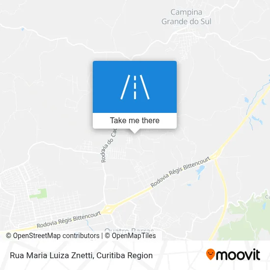 Rua Maria Luiza Znetti map