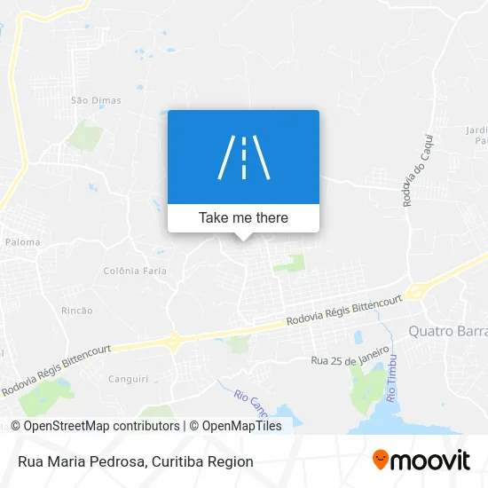 Rua Maria Pedrosa map
