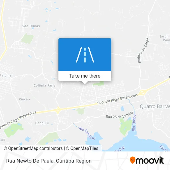 Rua Newto De Paula map