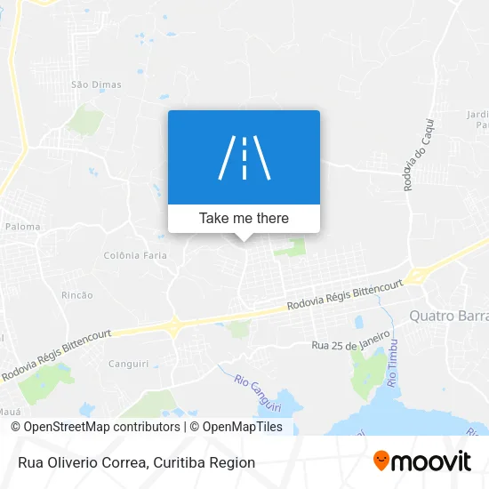 Rua Oliverio Correa map