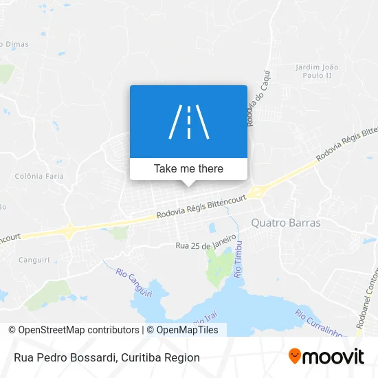 Rua Pedro Bossardi map