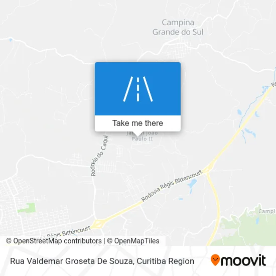 Rua Valdemar Groseta De Souza map
