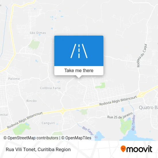 Rua Vili Tonet map