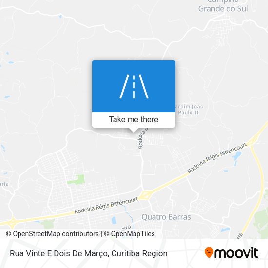 Rua Vinte E Dois De Março map