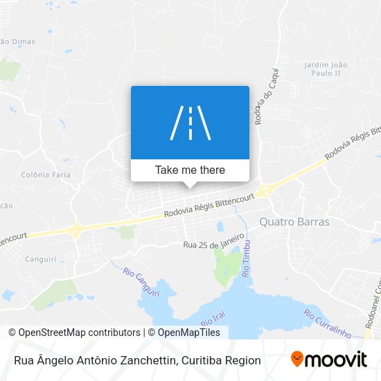 Rua Ângelo Antônio Zanchettin map