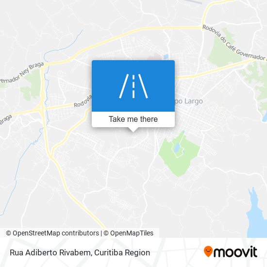Rua Adiberto Rivabem map