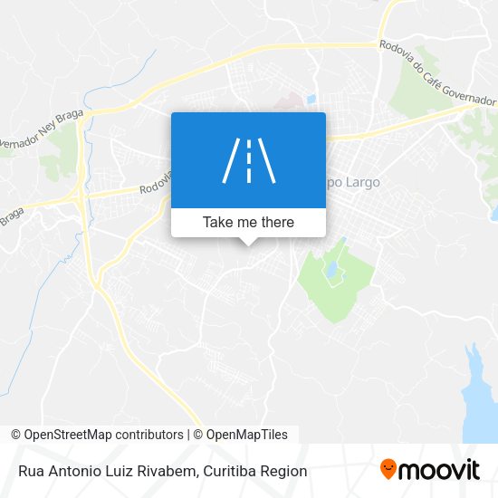 Rua Antonio Luiz Rivabem map