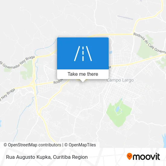 Rua Augusto Kupka map