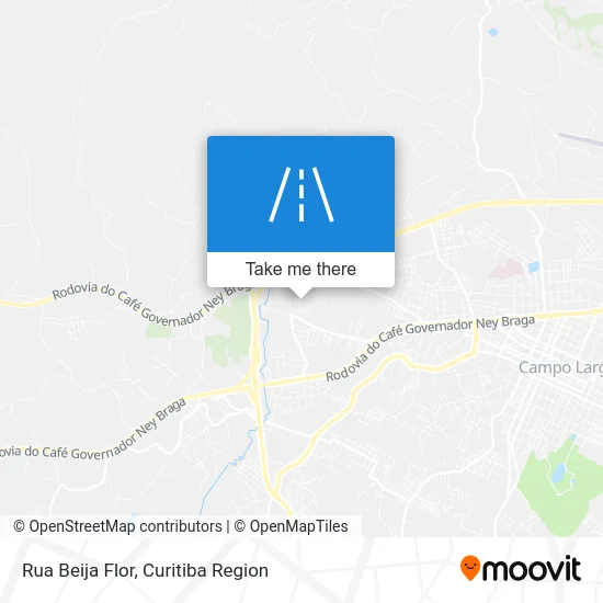 Rua Beija Flor map